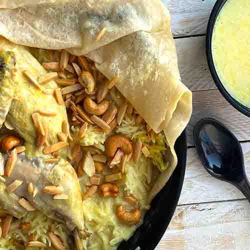 Mansaf Om Tawfeeq Chicken Enough for 2Person