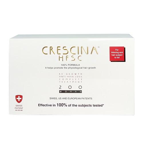 Crescina HFSC 100% 200 Woman to Stop Hair Loss & Promote Hair Regrowth 10 +10Ampoule
