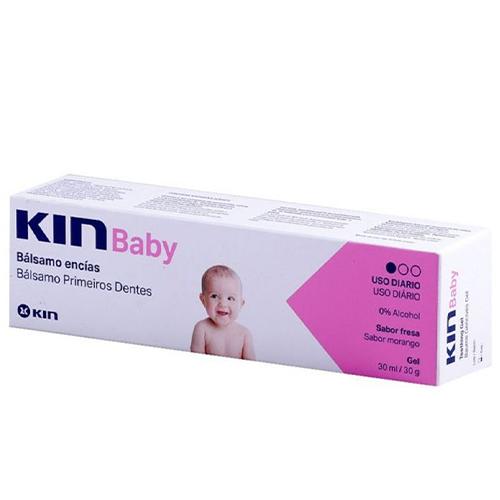 Kin Baby Teething Gel Strawberry Flavour 30ml
