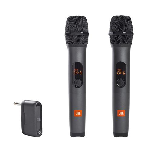 جي بي ال مجموعة ميكروفونات اللاسلكية نظام ميكروفون لاسلكي مكون من اثنين موديل رقم.JBLWIRELESSMIC