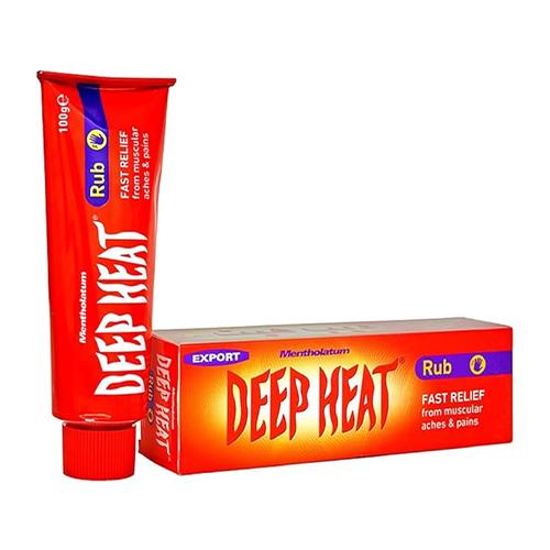 Deep Heat Mentholatum Rub Fast Relief From Muscular Aches and Pains 100g