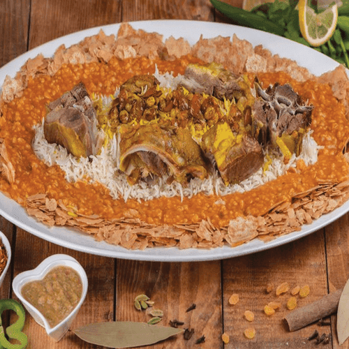 مثلوثة اللحم المندي