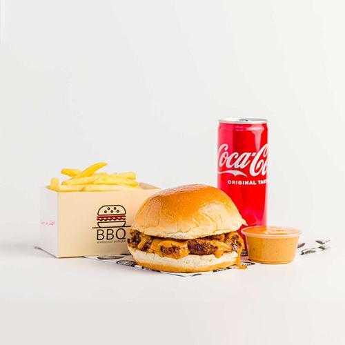 Beef Steak Burger Meal