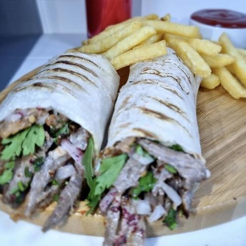 Meat Shawarma Saj Meal