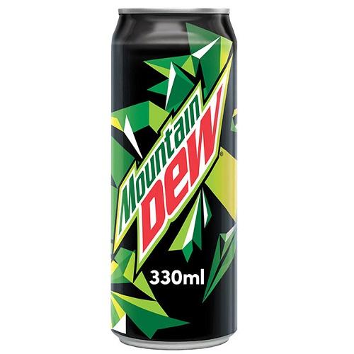 Mountain Dew Soft Drink Can 330ml