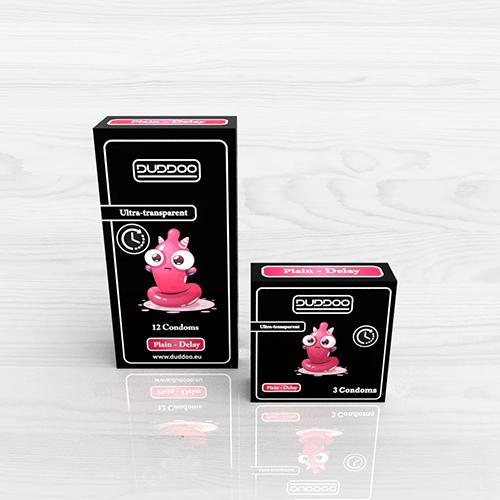 Duddoo Plain with Delay Condom 12Pcs