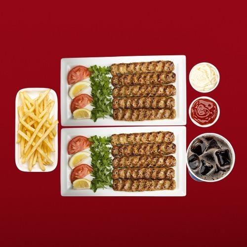 وجبة دبل كباب دجاج عادي
