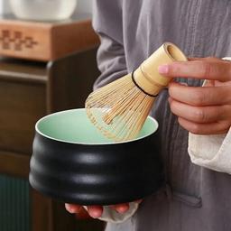يوتشا ماتشا مجموعة اكسسوارات اسود مات 5قطع