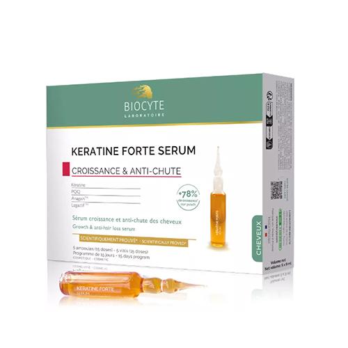 Biocyte Keratin Forte Serum Growth & Anti Hair Loss 9ml 5Ampoules