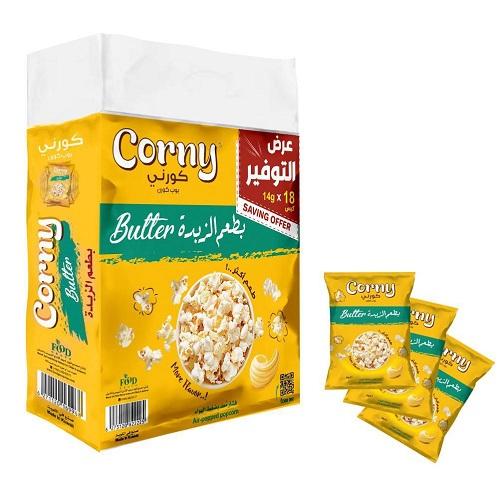 Corny Popcorn with Butter 14g 18Pcs