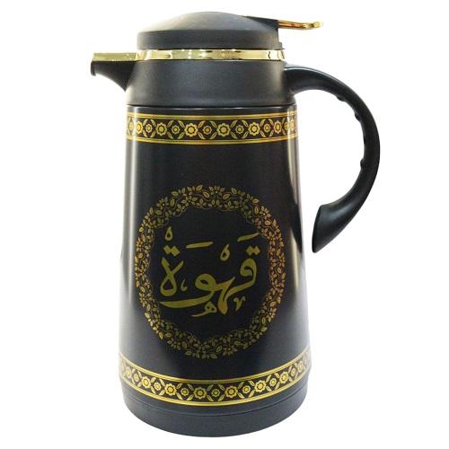 مطارة ستانلس حار وبارد اسود 900مل رقم.1051A