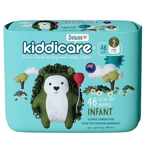 Kiddicare Baby Diapers Size2 for Infant from4to7Kg Small 46Diapers