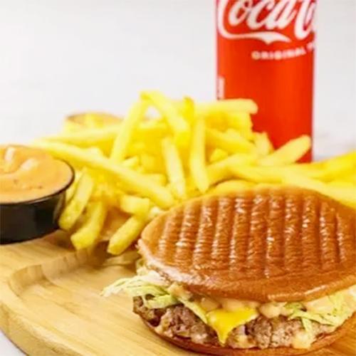 Flat Burger Meal