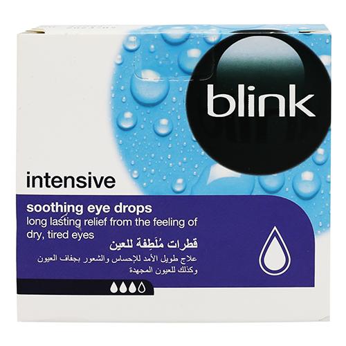 Blink Intensive Soothing Eye Drops for Dry Eyes for Tired Eyes 0.4ml 20Unit Dose Ampoules