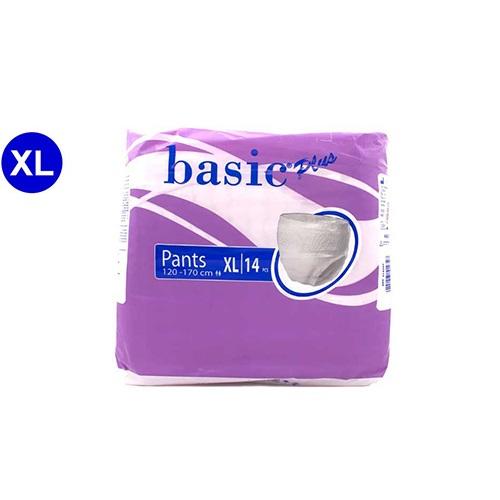 بيزك بلس حفاضات للكبار XL شورت 14قطعة