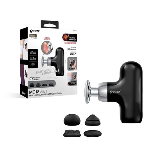 XPower Hot Compression Massager Mini Black Model No.XP-MG18-BK