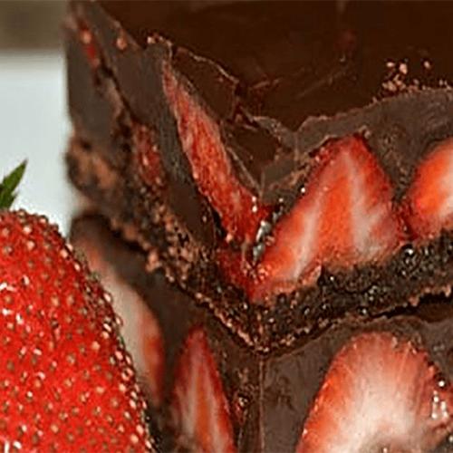 Strawberry Brownies