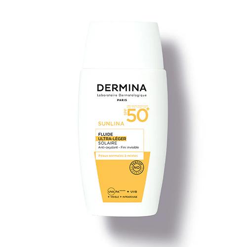 Dermina Sunlina Ultra Light Fluid Sunblock SPF50+ 50ml