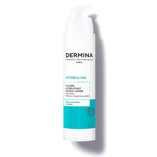 Dermina Hydralina Ultra Leger Hydrating Fluide Normal Combination Skin 50ml