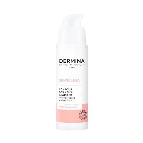 Dermina Senselina Soothing Eye Contour Cream for Reduce Puffiness and Dark Circles 30ml