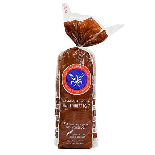 KFMBC Fresh Whole Wheat Toast Bread 500g