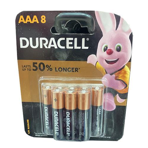 دوراسيل بطاريات AAA قلوية 15فولت تدوم حتى 50% اطول 8حبة