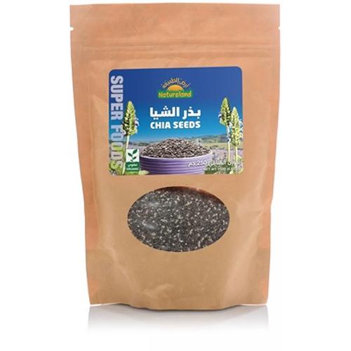 ارض الطبيعة بذور الشيا العضوية 250جم