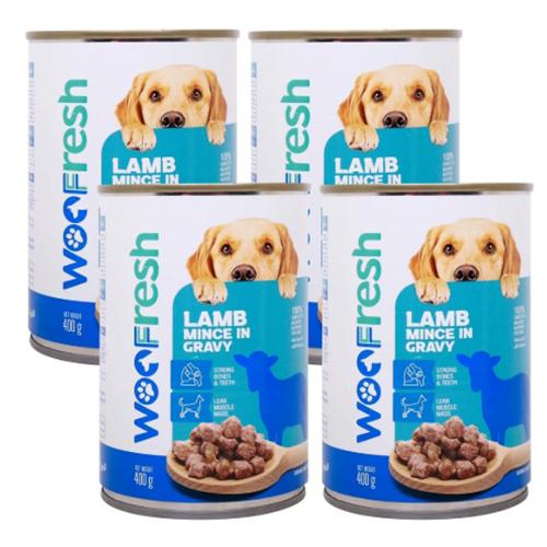 Woo Fresh Lamb Mince in Gravy 4×400g