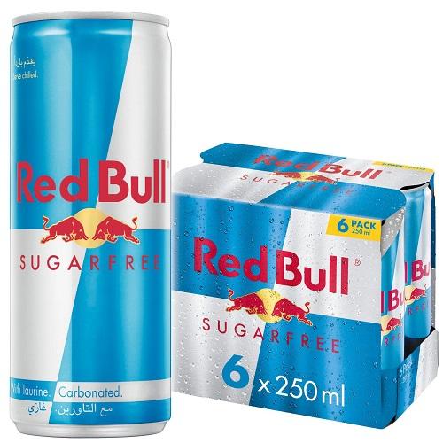 Red Bull Sugar Free Energy Drink 250ml 6Pcs
