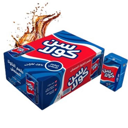 Sun Cola Fresh Cola Taste without Gases 125ml 18Pcs