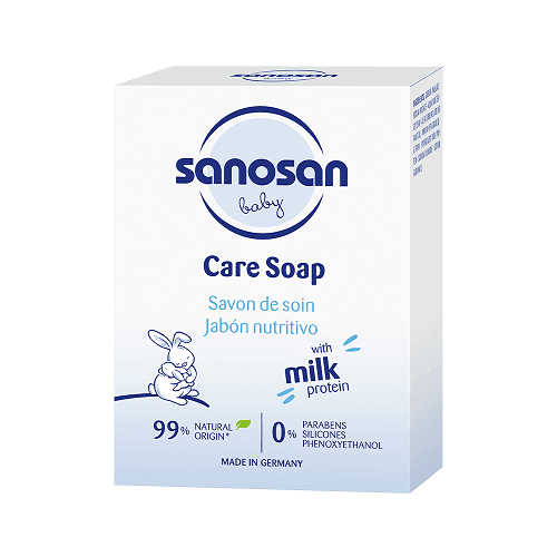 Sanosan Baby Care Soap with Milk Protein 100g
