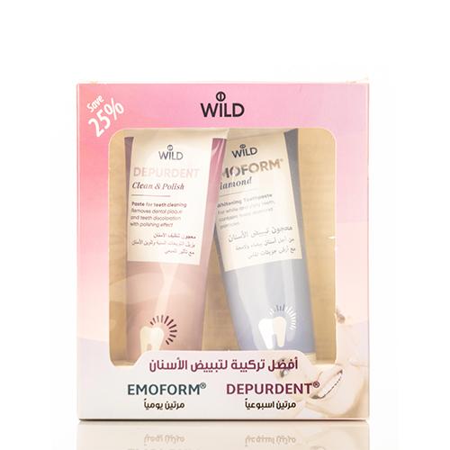 وايلد مجموعة ديبوردنت وايموفورم دايموند معجون اسنان 