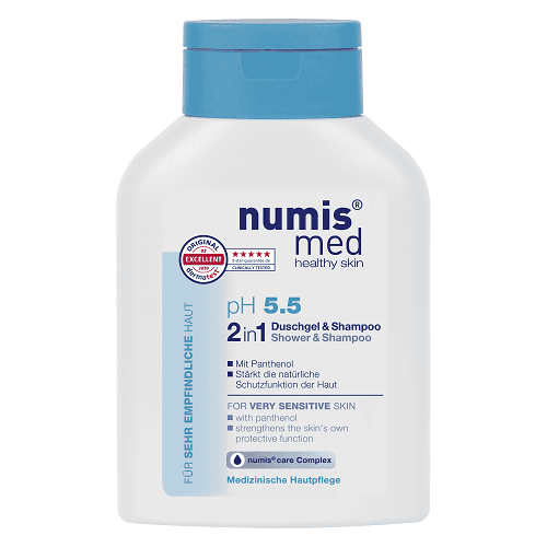 Numis Med 2in1 Shower and Shampoo pH 5.5 for Very Sensitive Skin 200ml