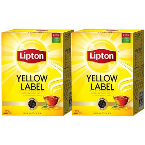Lipton Yellow Label Tea 400g 2Pcs