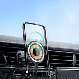 اسلي جلوبال حامل سيارة لاسكلي ماجسيف شحن سريع ماج درايف مع حلقة مغنطيسية 360درجه 15واط