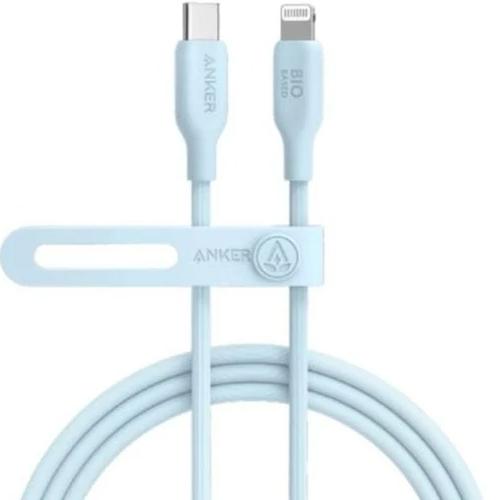 انكر 542 كابل USB C الي لايتنينج خامة طبيعية 0.9م ازرق