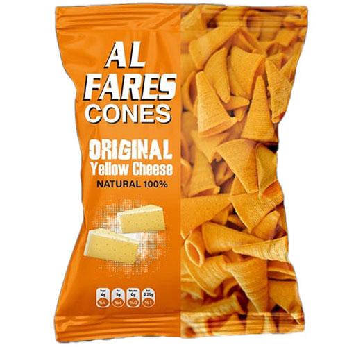Al Fares Cones Original Cheese Flavour 30g