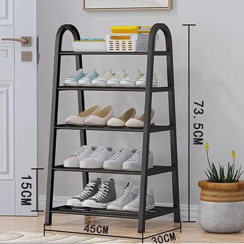 Shose Rack Consisting of 5Layers Black Model No.K1472