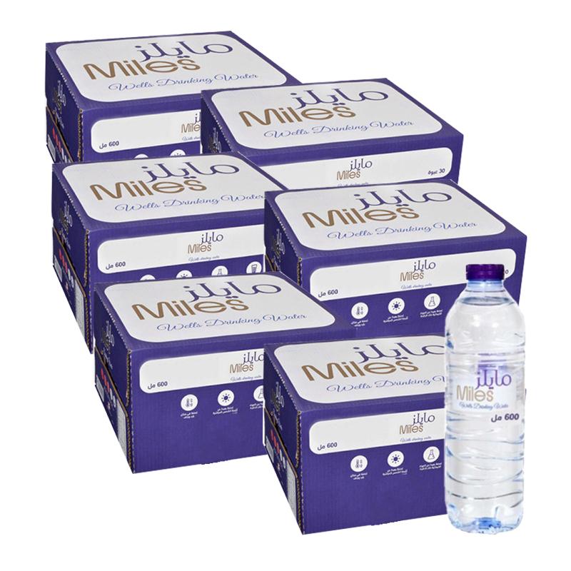 Miles Mineral Water 600ml 30Pcs 4+2Free