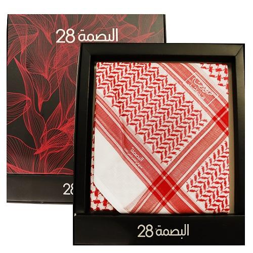 البصمة28 شماغ البسام احمر
