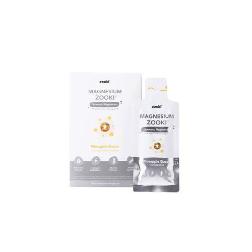 Zooki Magnesium Zooki Liposomal 200mg Magnesium Pineapple Guava Flavor 15ml×14Sachet