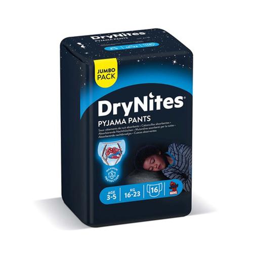 Huggies Drynites Pyjama Pants Diapers Boy from3to5Years 16Pcs