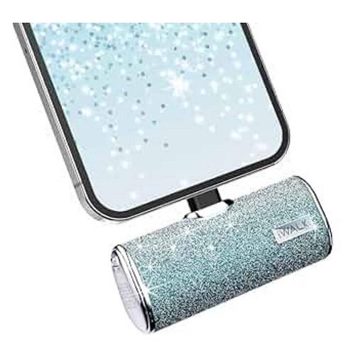اي ووك بنك طاقة محمول صغير 4500مللي امبير TypeC ازرق ماسى