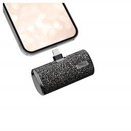 iWalk Small Portable Charger Power Bank 4500mAh Diamond Black