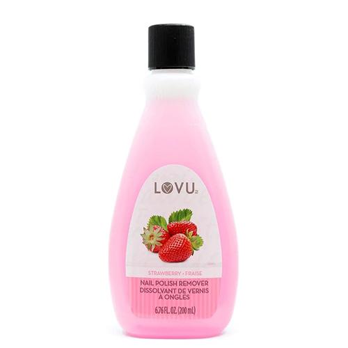 Lovu Strawberry Nail Polish Remover 200ml