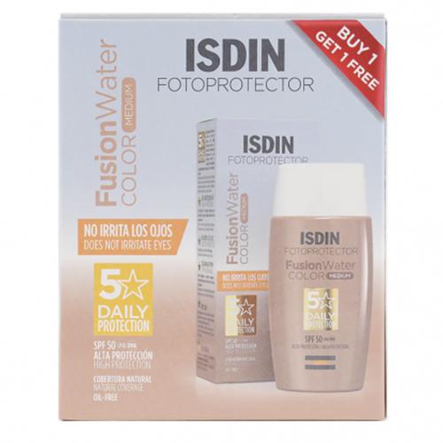 Isdin Fotoprotector Fusion Water Colour Promo SPF50 50ml 1+1Free