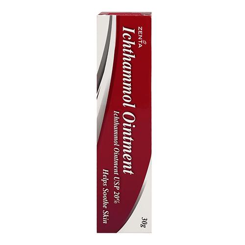 Zenta Ichthammol 20% Ointment Anti Inflammatory 30g