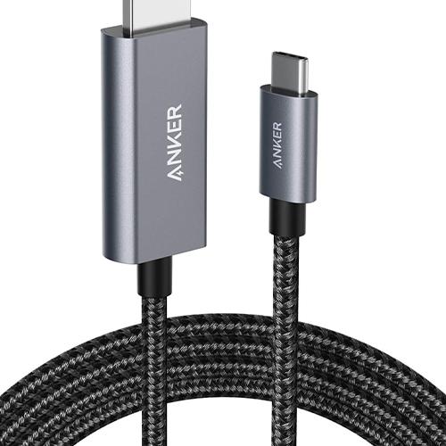 انكر 311 Type C الى HDMI كابل نايلون 4000 1.8م اسود موديل رقم.A8730H11