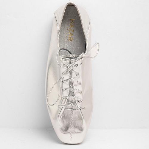 Flat with Rope Tie Silver