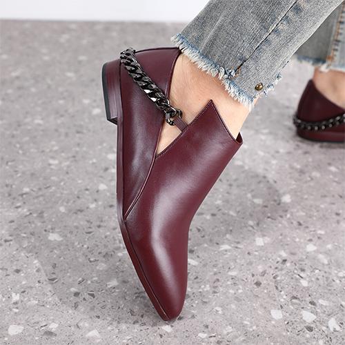 Rear Iron Track Shoe Burgundian